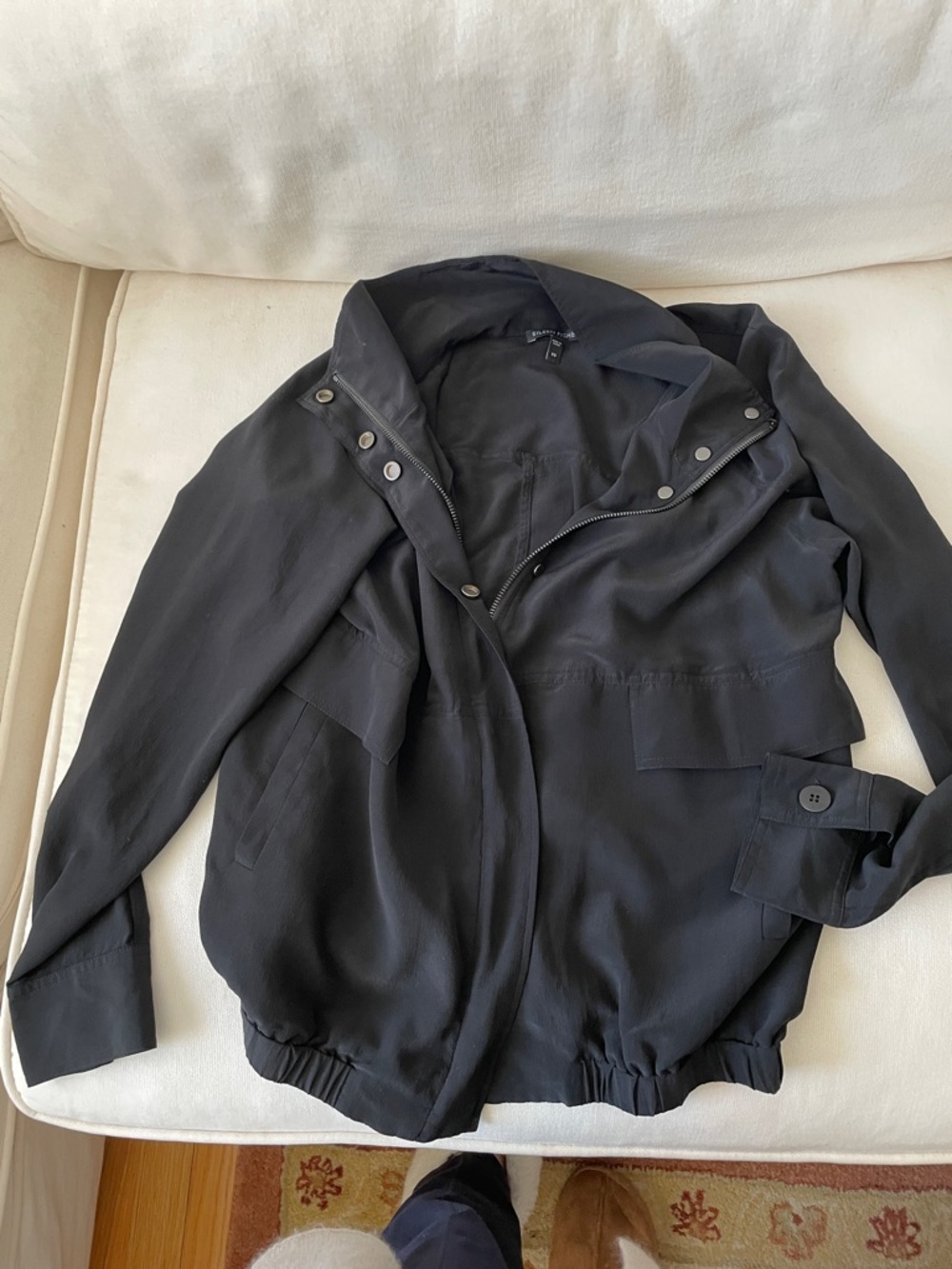 Eileen Fisher Black Lightweight Jacket